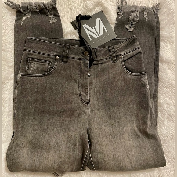 Marcell Von Berlin Skinny Distressed Jeans - Picture 5 of 13